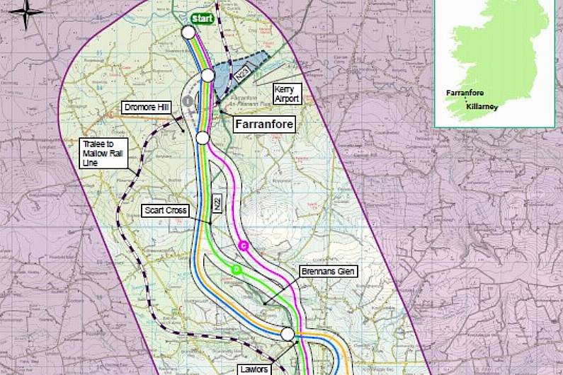 Council to seek additional funding to enable route selection process for N22 Farranfore to Killarney bypass to continue