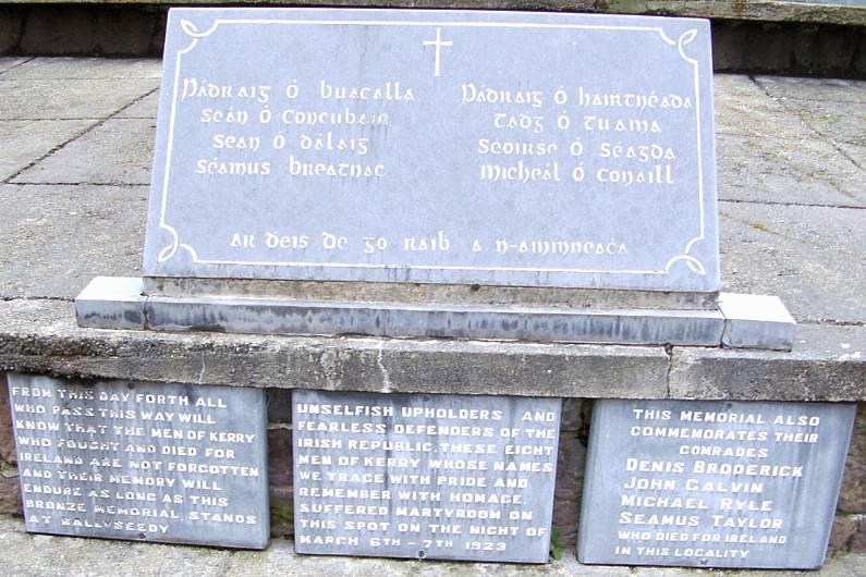 Three events today to commemorate centenary of Ballyseedy massacre