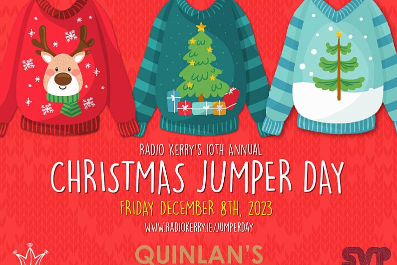 People urged to take part in Radio Kerry&rsquo;s annual Christmas Jumper Day