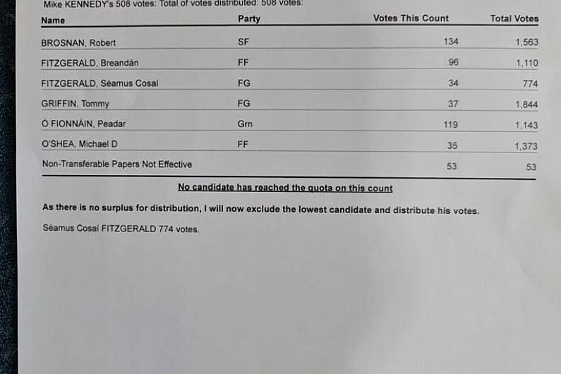 Councillor Seamus Cosa&iacute; Fitzgerald loses seat