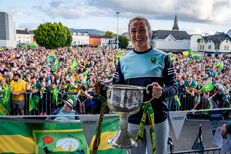 GAA fans welcome All Ireland Ladies champions Kerry back to the county