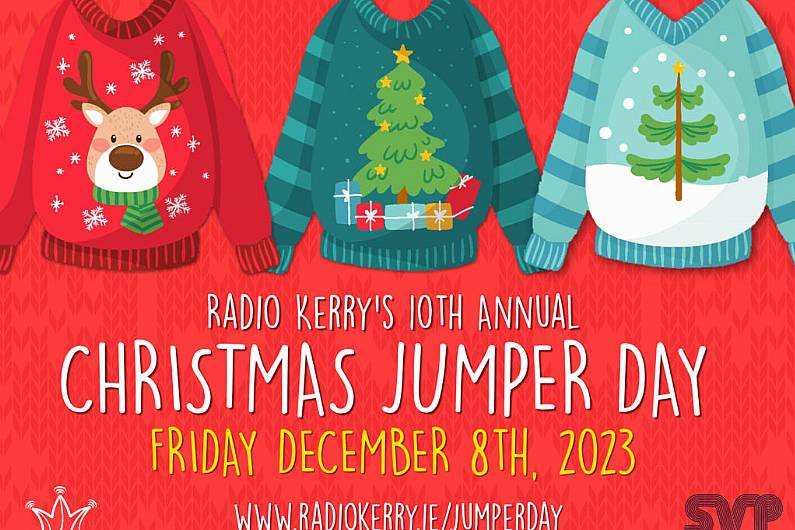 County supporting Radio Kerry Christmas Jumper Day in aid of SVP