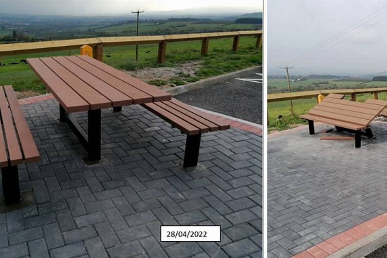 Seating vandalised at Kerry viewing point less than 24-hours after being installed