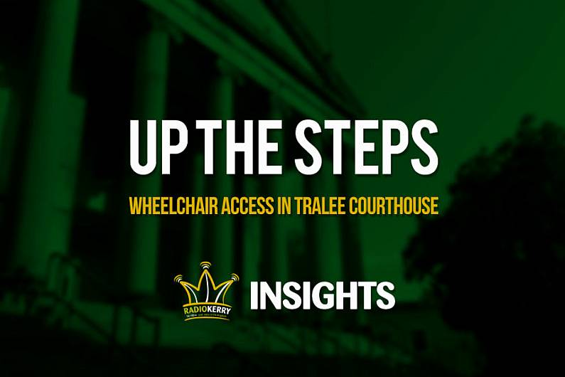 Up the Steps - Access to Tralee Courthouse