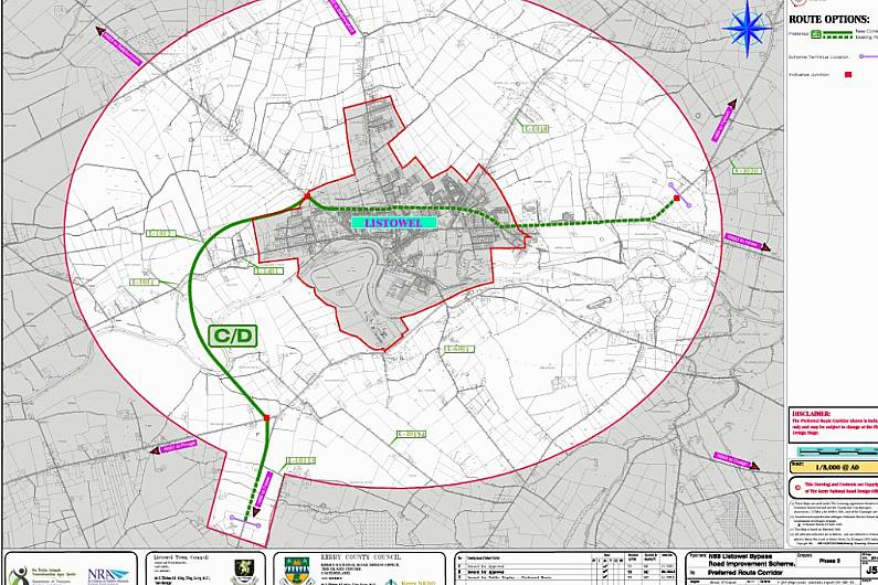 Further traffic management throughout Listowel as bypass works continue