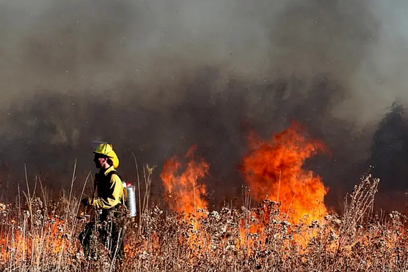 Landowners urged to be careful following forest fire near Ballaghaderreen