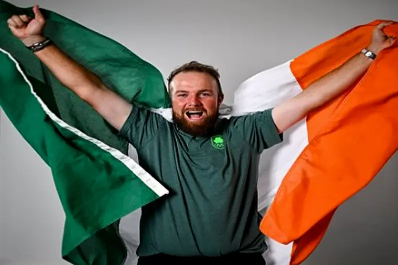 Shane Lowry and Sarah Lavin are Ireland flag bearers