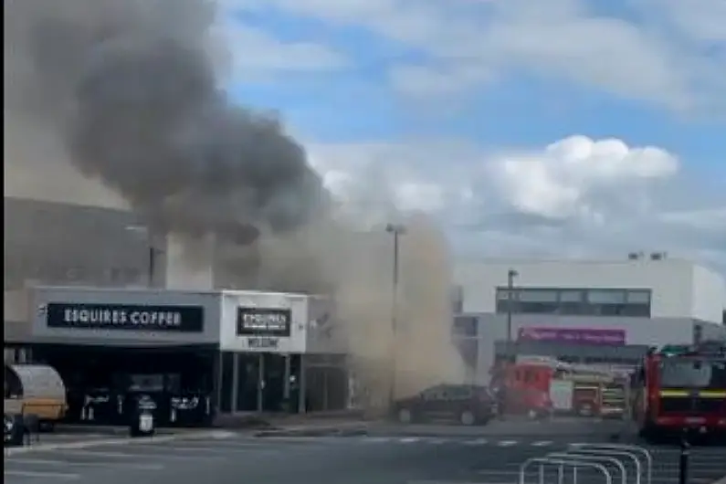 Fire reported at business premises in Axis Centre off N4 in Longford