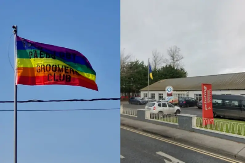 Vandalism of pride flag in Roscommon described as hate crime