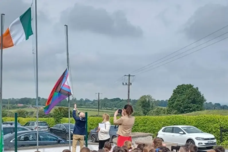 Longford School raises first Pride Flag