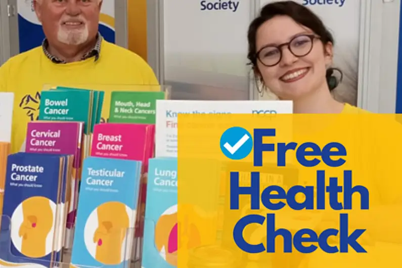 Irish Cancer Society hosting free health checks tomorrow and Thursday