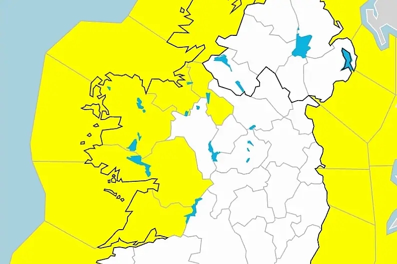 Weather warning in place for Leitrim until this afternoon