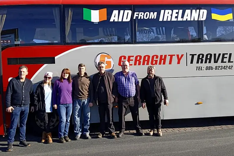 Roscommon bus firm return from special mission in Ukraine