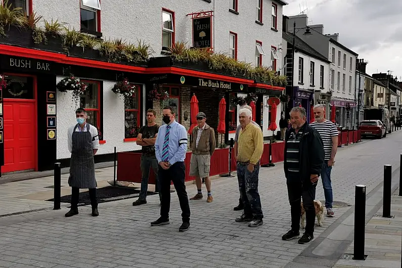 Protest delays start of Carrick pedestrianisation