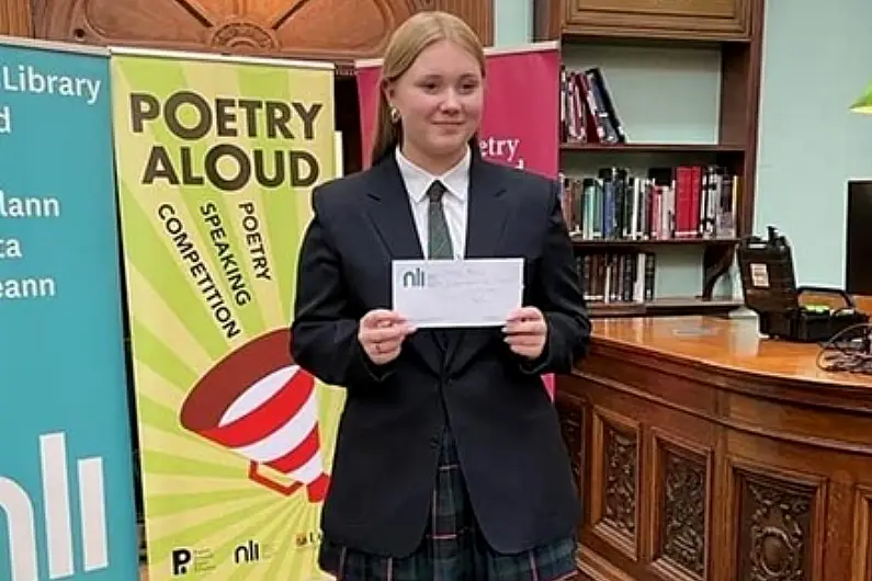 Roscommon student wins prestigious national poetry award