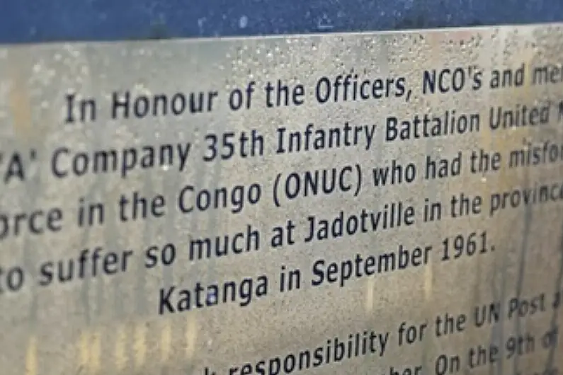 Monument to remember local Jadotville soldiers to be erected in Athlone