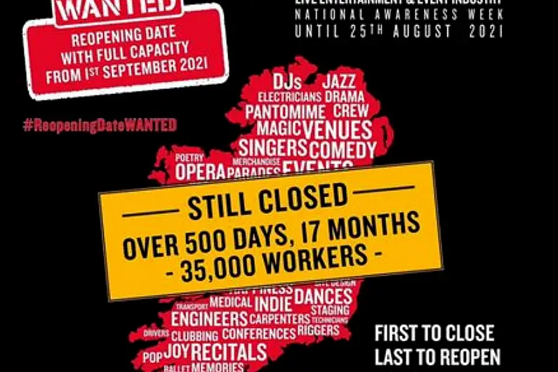 Roscommon man urges government to set firm date for live music re-opening