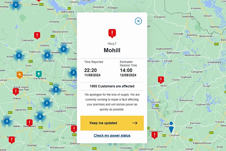 Mohill badly affected by power outages after overnight thunderstorms