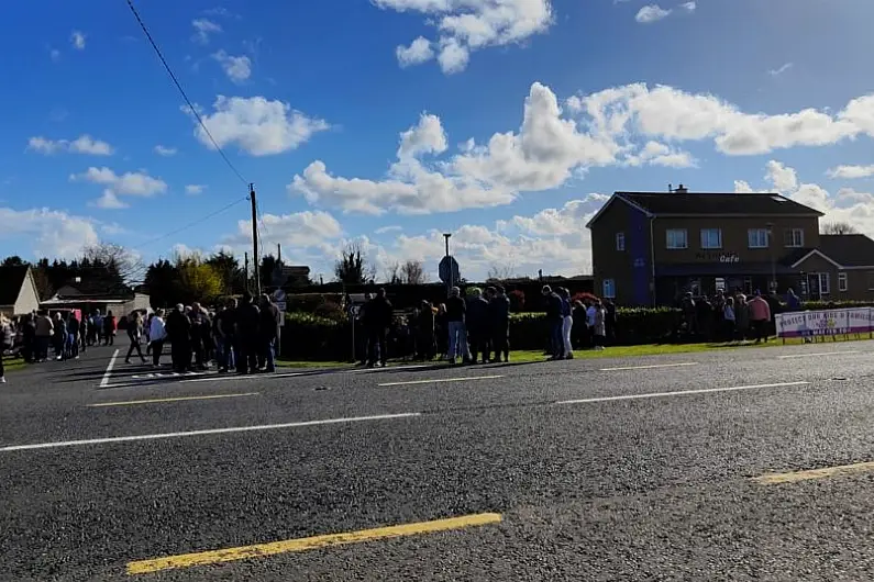 100 people attend another protest over Longford refugee centre