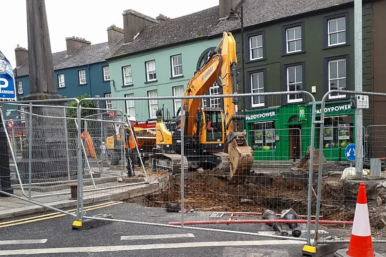 Traffic delays on Circular Road in Roscommon town to continue until August