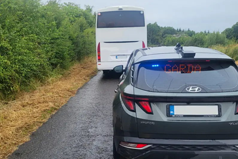 Bus driver in Roscommon stopped traveling 20km over speed limit