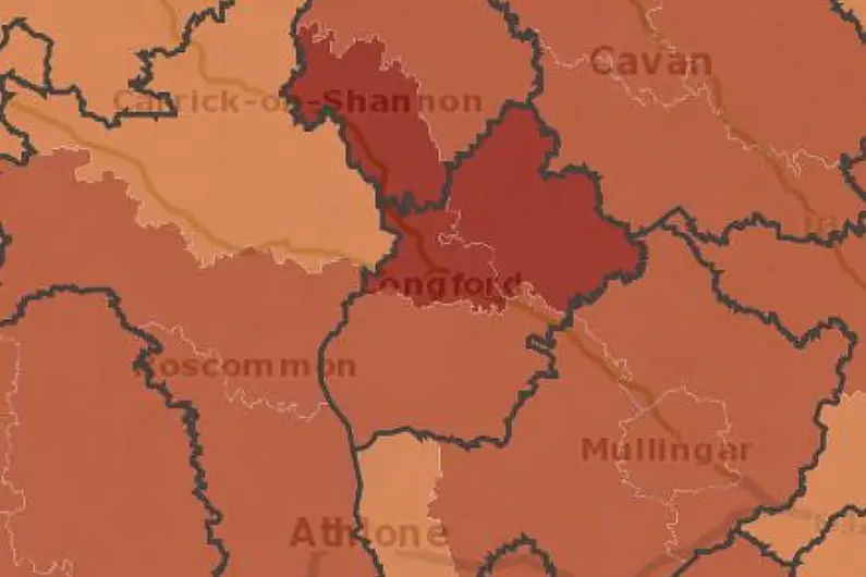 Longford town LEA with country's second-highest Covid incidence rate