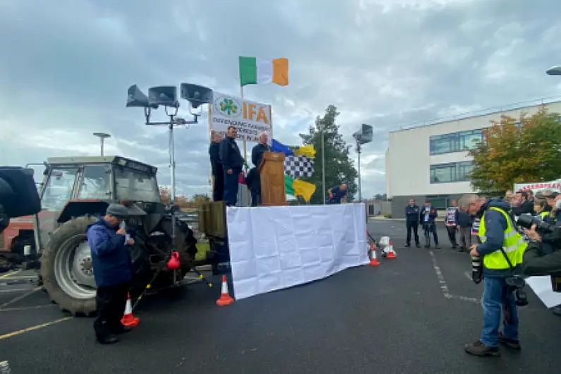 Hundreds march in Roscommon farm protest