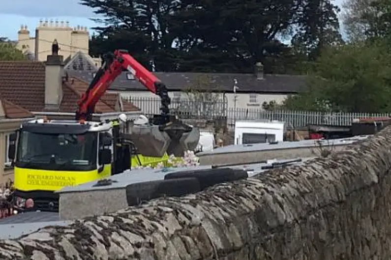 Wedding marquee removed from halting site by Council staff