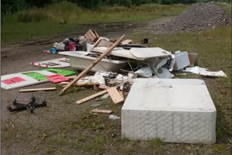 Illegal dumping in Newtowncashel branded as 'shocking'