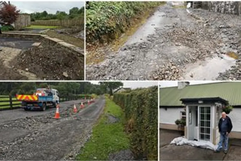 Flash floods cause significant damage to homes and roads near Rooskey