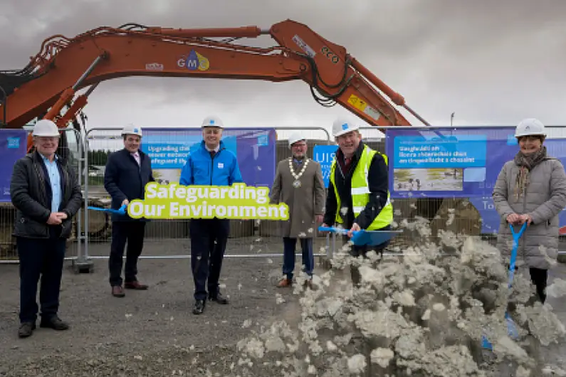 Minister turns sod on Roscommon sewer network upgrade