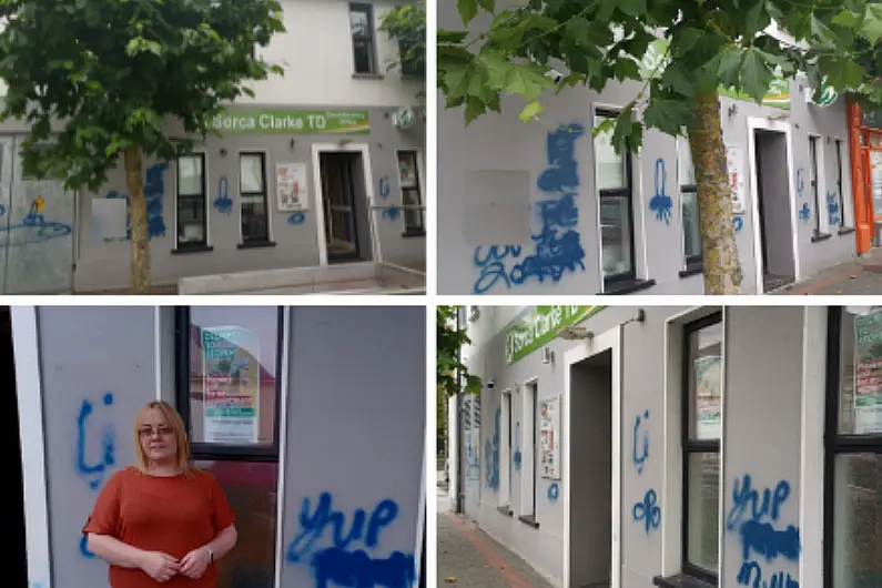 Longford Westmeath TD cautions staff on safety following graffiti attack