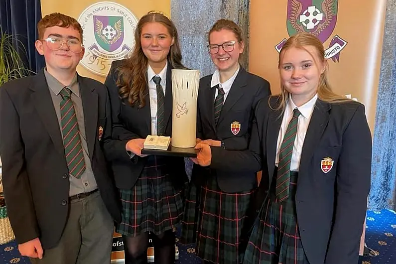 Castlerea Community School students wins big at public speaking competition