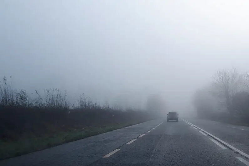 Met &Eacute;ireann issues fog warning for 12 counties today