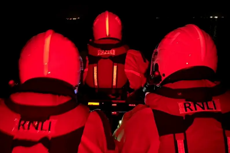 Lough Ree RNLI rescue boat adrift near Portunny