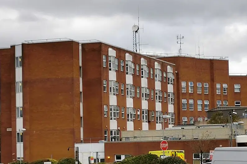 Nurses and midwives are protesting outside Mullingar Hospital today