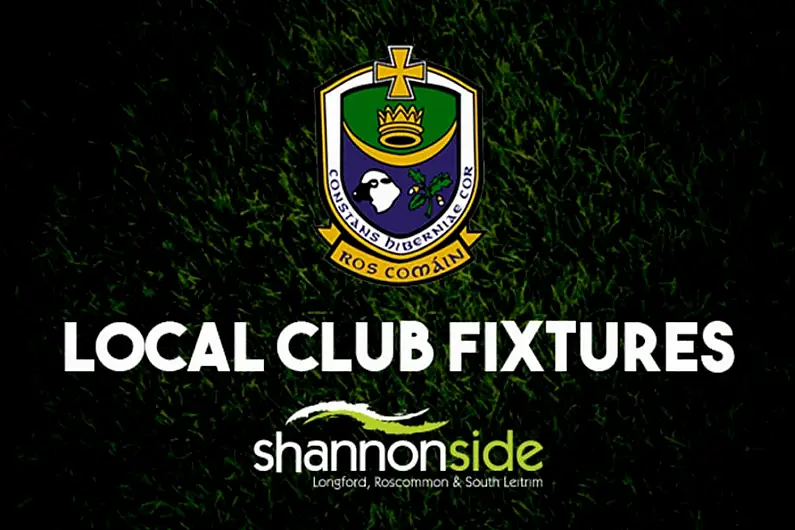 Roscommon Club Fixtures Weekending Sunday July 19