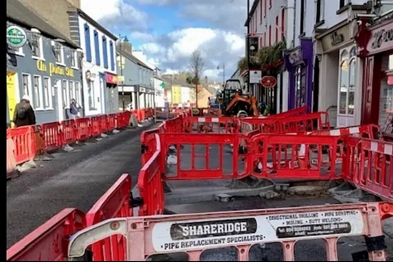 Streetscape works resume in Carrick-on-Shannon