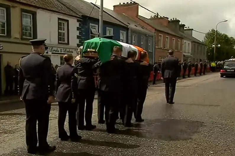 State funeral for Detective Garda Colm Horkan underway in Mayo