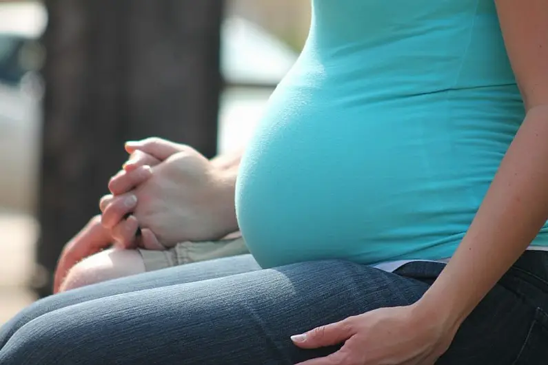 Maternity restrictions protest outside Dail today