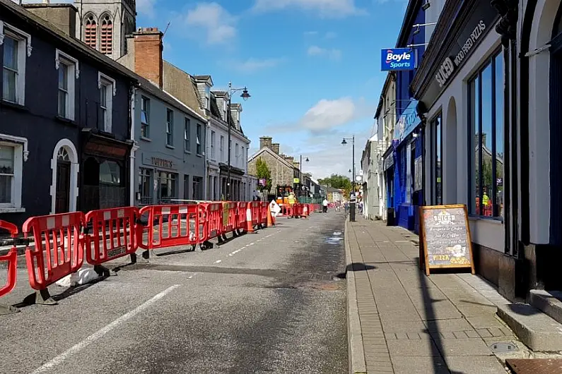 Carrick-on-Shannon street works paused due to Level 5 lockdown