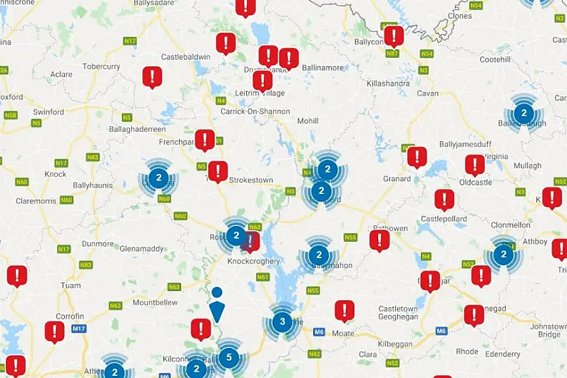 Thousands without power locally following Storm Ellen