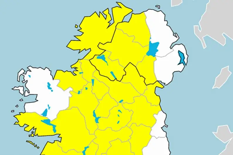 Yellow thunderstorm alert issued for Shannonside region